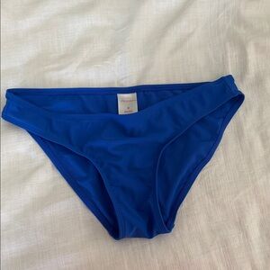 Blue bikini bottoms